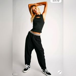 FREE PEOPLE BAY TO BREAKERS PANTS SZ MEDIUM NEW WITH TAGS